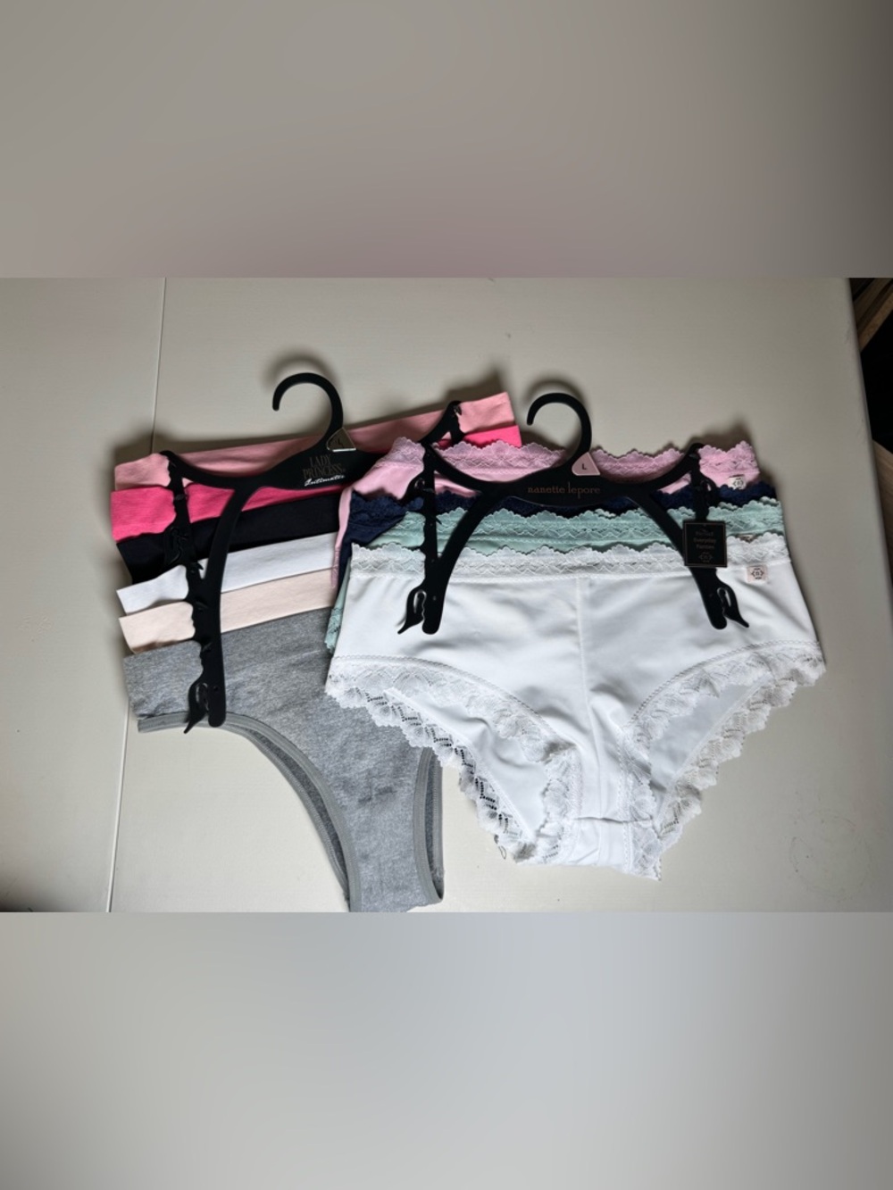 Nanette Lepore Panty Bundle Size Large NWT Seamless Bikini Briefs 12 Pair